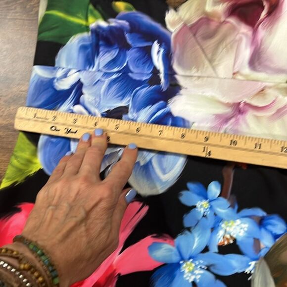 BNWOT Ted Baker London 'Alexie' Floral Print Midi Dress | Nordstrom Size 1 - Picture 4 of 5